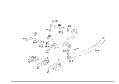 Trailer Coupling for 2003 Mercedes-Benz C32 AMG #0