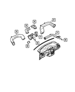 68466467AA - Air Conditioners and Heaters: Air Duct for Mopar Image