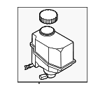 34505A51323 - Body: Brake Master Cylinder Reservoir for BMW Image