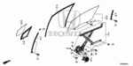 957010601007 - Body/Air Conditioning: BOLT, FLANGE (6X10) for Honda Image