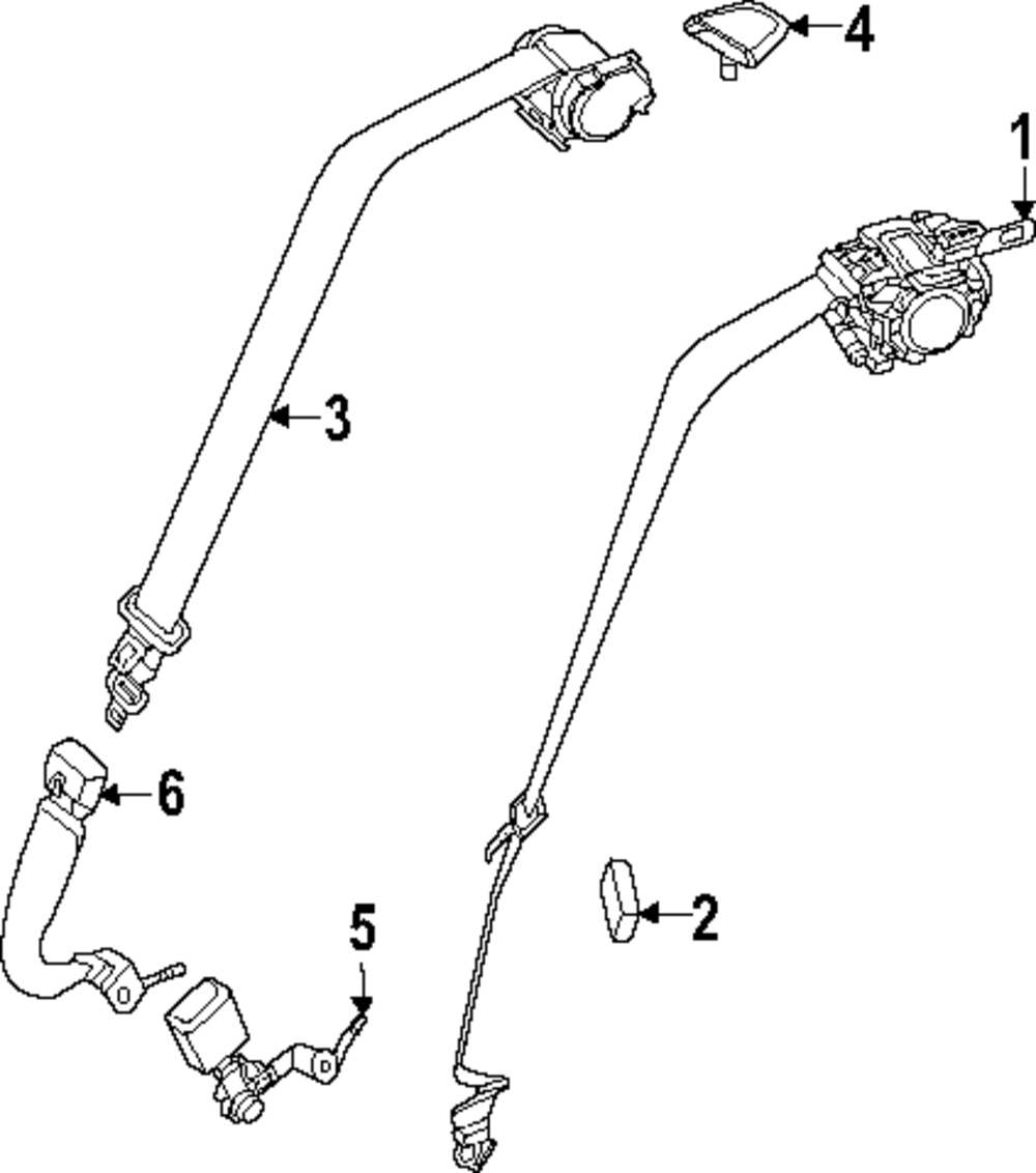 Outer Belt Assembly - BMW (72-11-5-A54-E04)