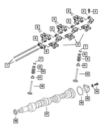 6502847 - 3.5L Gas; Engine: Hex Head Bolt And Washer, Mounting for Mopar Image