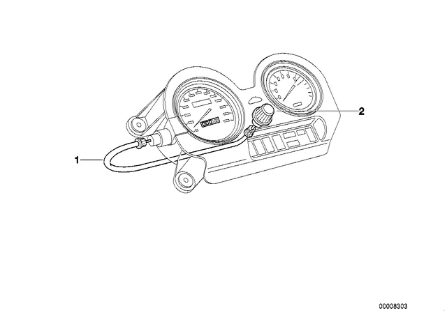 62212306566 - : Trip-Distance Display Reset for BMW-Motorrad Image