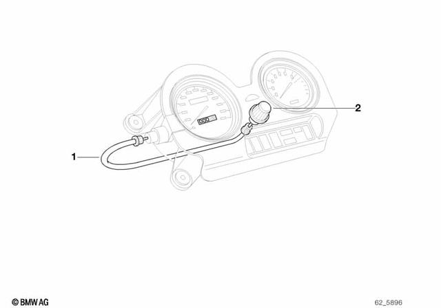 62212306587 - : Resetting Knob for BMW-Motorrad Image