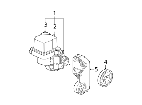 Pump & Hoses for 2005 Chevrolet Colorado #0