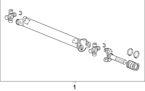 Drive Shaft for 2014 GMC Sierra 2500 HD #4