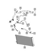 68483836AA - Air Conditioners and Heaters: A/c Suction Line for Mopar Image