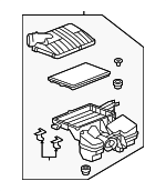 15925737 - : Air Cleaner for Pontiac: Solstice | Saturn: Sky Image