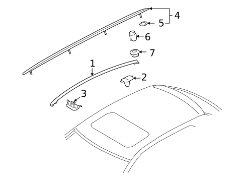 Exterior Trim - Roof for 2013 Audi A3 Quattro #0