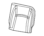 6ZM63TU6AA - Body: Seat Back Cover for Ram: 1500 Image