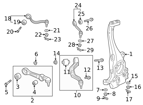 Suspension Components for 2017 Genesis G90 #1