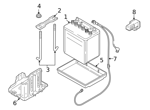 Battery for 2013 Suzuki SX4 #0
