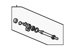 44500S5B000 - Front Drive Axle: Half-Shaft for Honda: Civic Image