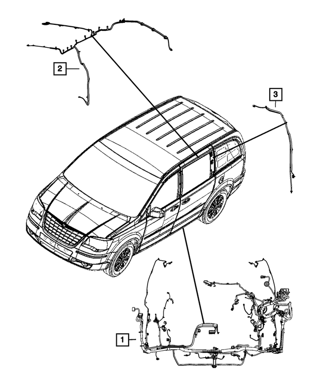 68289268AA - : Body Wiring for Mopar Image