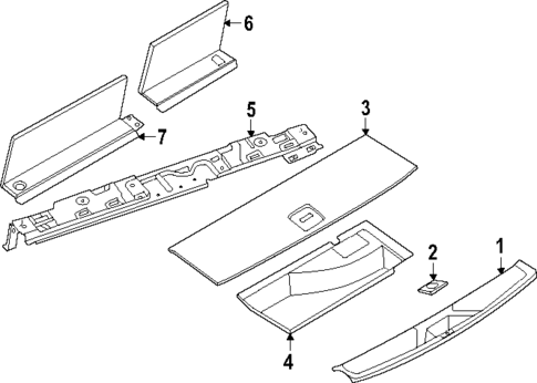 Interior Trim - Rear Body for 2025 Nissan Armada #0