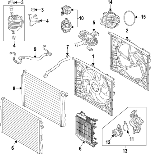 Radiator & Components for 2023 BMW M4 #1