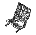 52207437543 - Body: Seat Frame for BMW: X7 Image