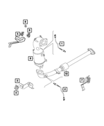 6106024AA - Electrical: Hex Flange Nut for Mopar Image