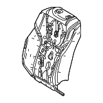 7150660660 - Body: Seat Back Pad for Lexus: GX550 Image