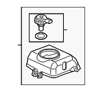 8K0611301A - Body: Reservoir for Audi: A4, A4 Quattro, A5, A5 Quattro, A6, A6 Quattro, A7 Quattro, A8 Quattro, allroad, Q5, RS5, RS7, S4, S5, S6, S7, S8, SQ5 Image