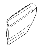 41009631845 - Body: Door Shell for BMW: 328i GT xDrive, 330i GT xDrive, 335i GT xDrive, 340i GT xDrive Image