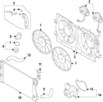 45111SL025 - Cooling System: Radiator for Subaru Image