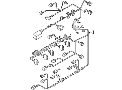 Wiring Harness for 2011 Volkswagen Jetta #1