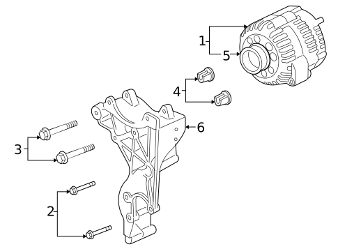 Alternator for 2005 Saab 9-7x #0