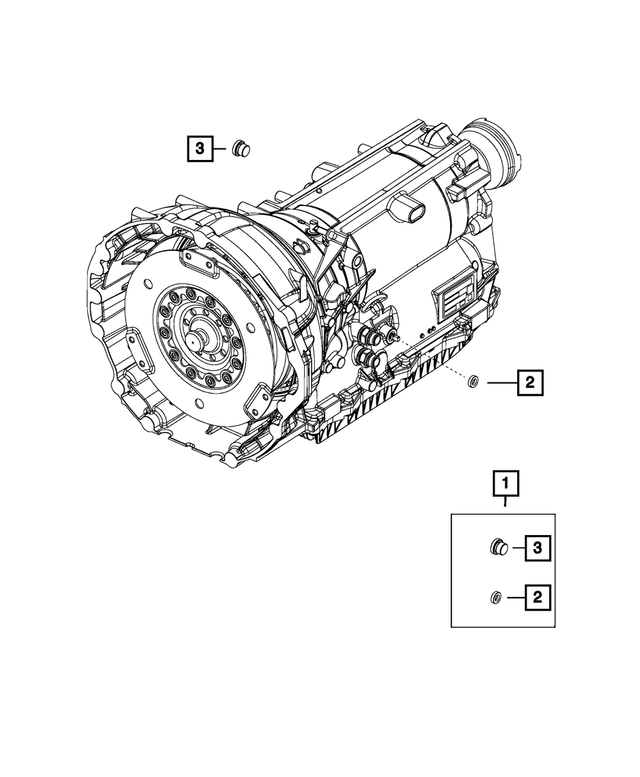 « 68144177AA – 8HP70; 8-Speed; Automatic Transmission : Arbre Sélecteur Joint pour Mopar Image »