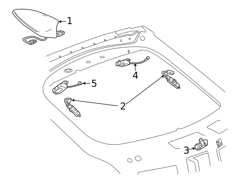 Antenna & Radio for 2018 Buick Regal Sportback #0