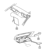 4595748AA - Labels All Vehicle Locations: Air Bag Warning Label for Mopar Image