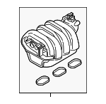 6E133210Q - Engine: Intake Manifold for Audi Image