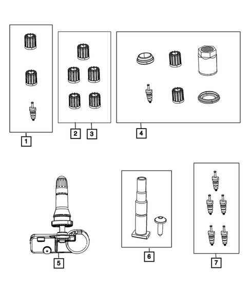 Tire Monitoring System for 2012 Dodge Caliber #0