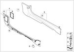 51437139075 - Vehicle Trim: Lateral Trim Panel, Bottom Front Left for Mini Image