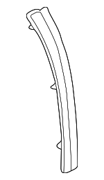 22694623 - Body: Pillar Molding for Saturn: L100, L200, L300, LS, LS1, LS2, LW1, LW2, LW200, LW300 Image