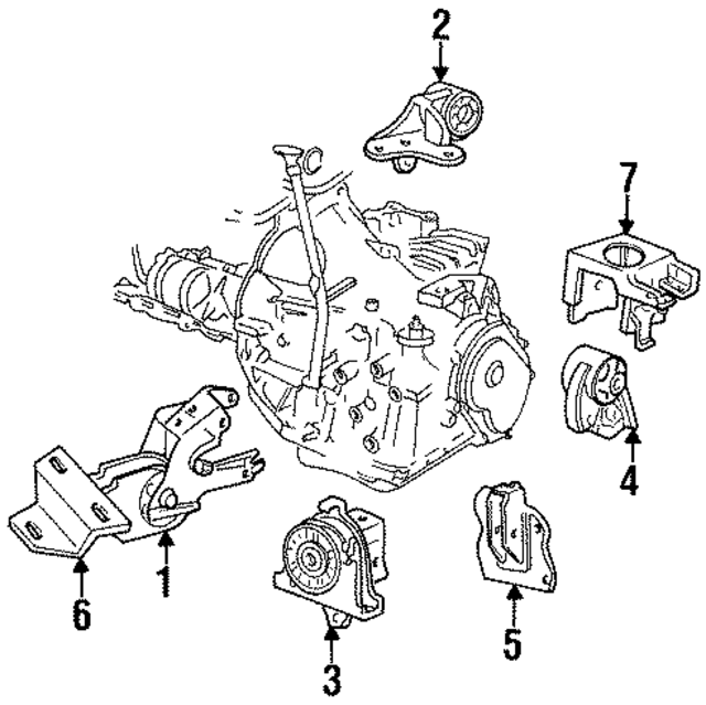 4612355 - Engine: Engine Mount for Mopar Image