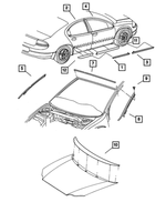154228 - Interior Trim: Tapping Screw for Mopar Image