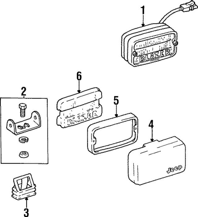 4638841 - Electrical: Fog Light Lens for Mopar Image