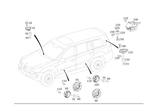 1648202902 - Electrical System: Speaker for Mercedes-Benz: C250, C300, C350, GL320, GL550, GLK250, GLK350, ML320, ML350, ML450, ML500, ML550, ML63 AMG, R320, R350, R500 Image