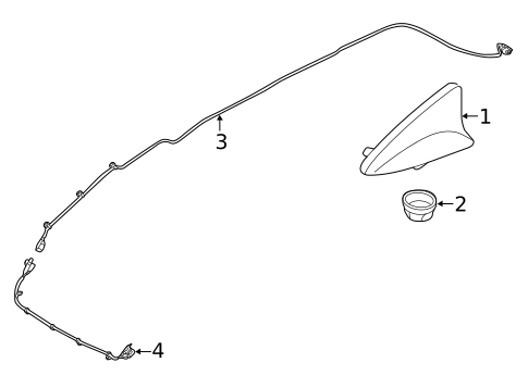 Antenna & Radio for 2017 Kia Sportage #0