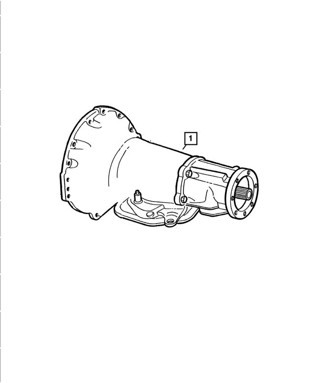 R5015269AA - Automatic Transmission 3 Speed: Transmission Package for Mopar Image