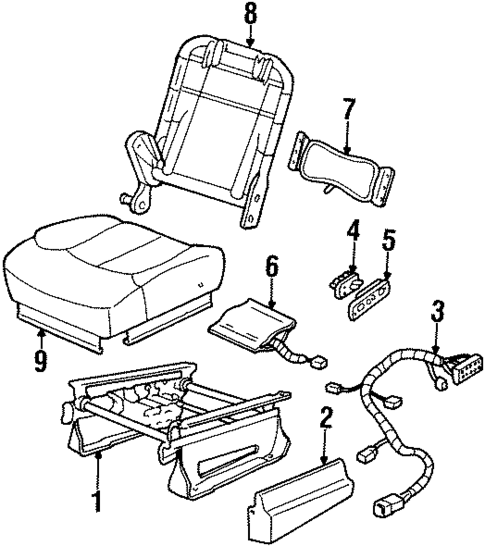Power Seats for 1997 GMC Yukon #0