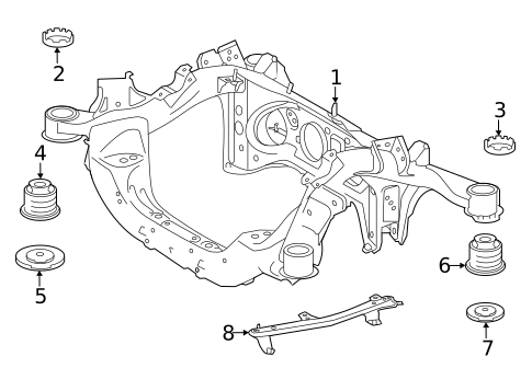 Suspension Mounting for 2025 Toyota Mirai #0