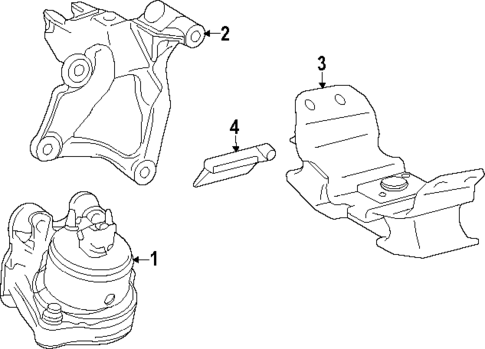 Engine & Trans Mounting for 2025 Lexus LX700h #0