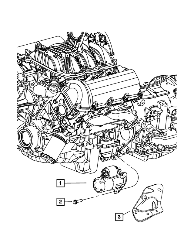4801292AC - Electrical: Engine Starter for Mopar Image
