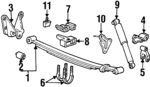 FOTZ5560A - Suspension: Leaf Spring for Ford: Ranger Image