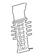 88944136 - Body: Lumbar Support for Cadillac: Escalade, Escalade EXT | Chevrolet: Avalanche 1500, Avalanche 2500, Suburban 1500, Suburban 2500, Tahoe | GMC: Yukon, Yukon XL 1500, Yukon XL 2500 Image