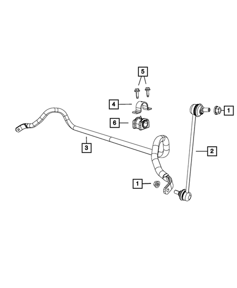 Front Stabilizer Bar for 2011 Dodge Caliber #0