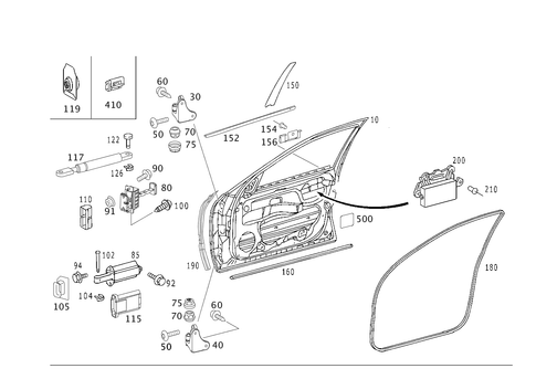 Front Doors for 2001 Mercedes-Benz S55 AMG #0