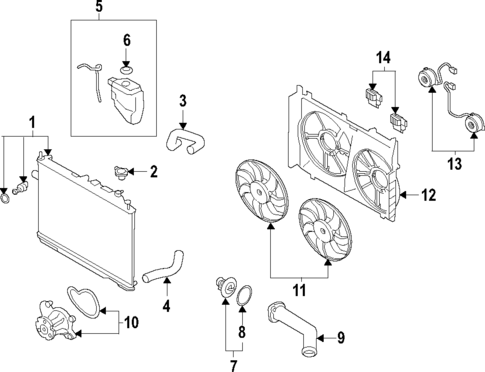 Water Pump for 2023 Subaru Ascent #1